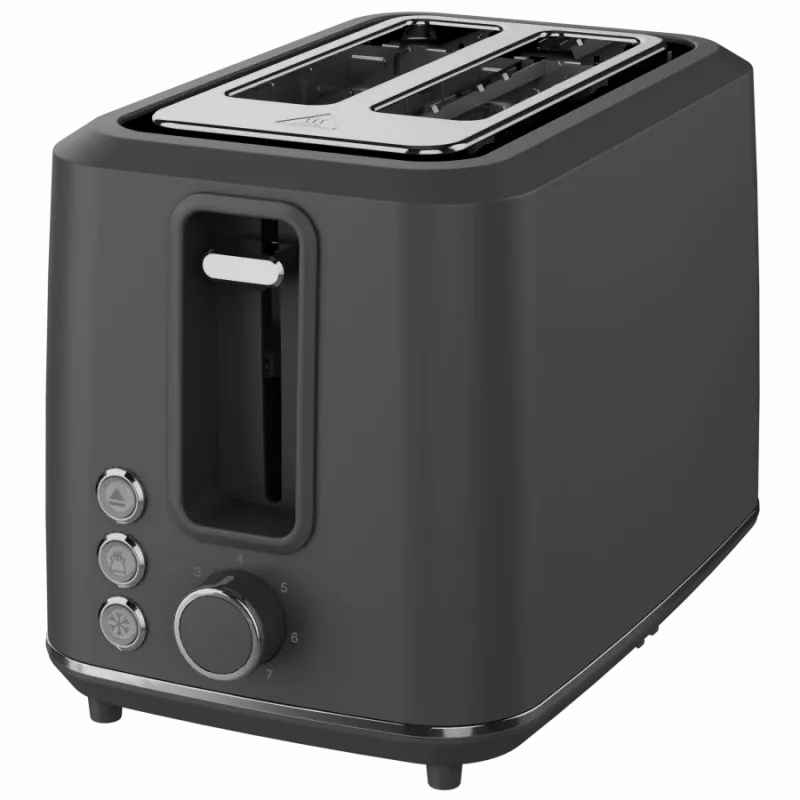 Toster elektryczny AENO ATS0001G — 2-szczelinowy, 220–240 V 50–60 Hz, 920–1080 W, 3 tryby, 7 poziomów opiekania, szary