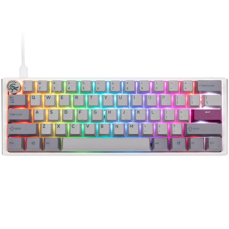 Klawiatura Ducky One 3 Mini Gaming USB US English szary