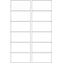 Etykieta wykrawana HERMA 10776 8,89 cm x 4,66 cm 12 etykiet na arkuszu