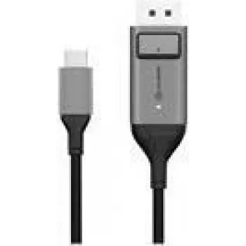 ALOGIC Ultra - Kabel DisplayPort - 24-pin USB-C (M) na DisplayPort (M) - 1,0 m - obsługa 4K - gwiezdna szarość (ULCDP01-SGR)