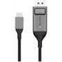ALOGIC Ultra - Kabel DisplayPort - 24-pin USB-C (M) na DisplayPort (M) - 1,0 m - obsługa 4K - gwiezdna szarość (ULCDP01-SGR)