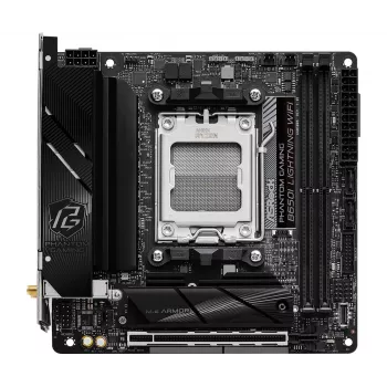 Płyta główna Mini-ITX ASRock B650I Lightning WiFi — AMD B650, Socket AM5, DDR5, 2 DIMM (max 96 GB), Wi‑Fi 6E, 2.5Gb LAN