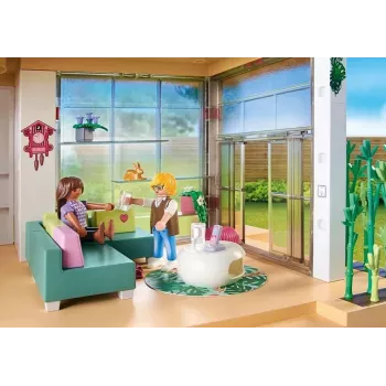 Zestaw figurek My Life 71607 Dom mieszkalny z ogrodem zimowym