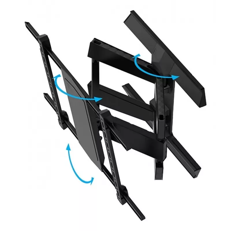 Uchwyt ścienny B-TECH BT8227/B 600x400 do telewizora 75 cali, maks. obciążenie 50 kg