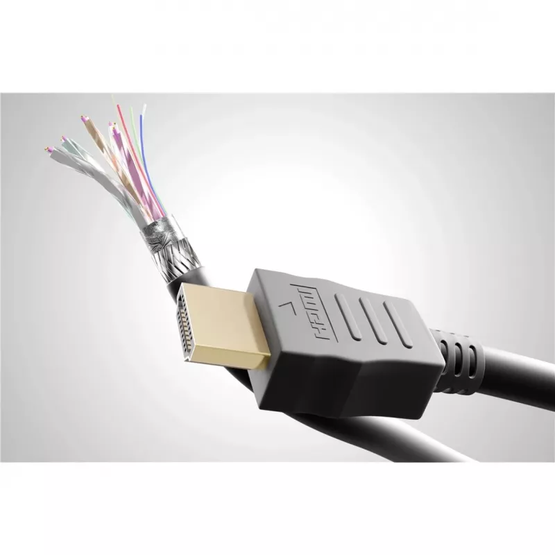 Goobay 41083 HDMI-Kabel 1,5 m HDMI Typ A (Standard) 2 x HDMI Type A (Standard) Schwarz (41083)