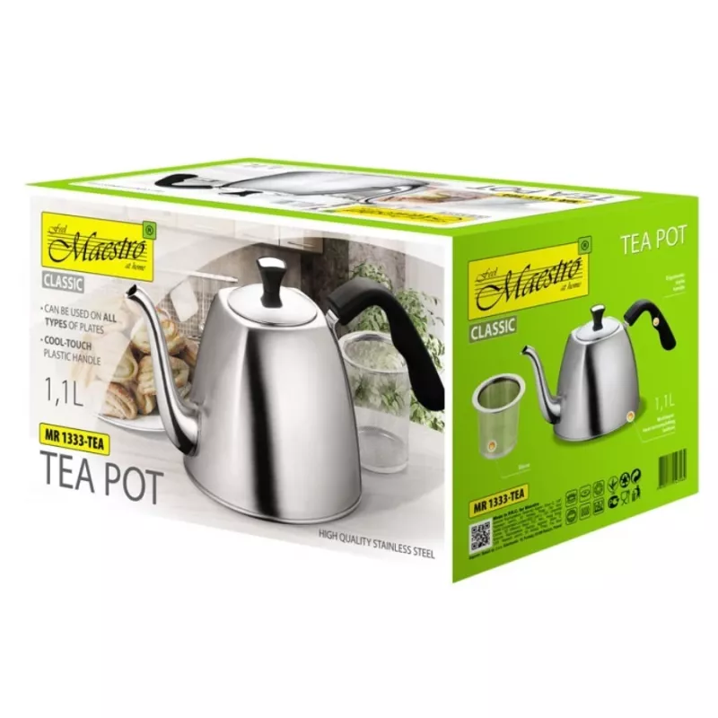 Czajnik do herbaty i ziół Maestro MR-1333-tea 1.1 L, stal nierdzewna