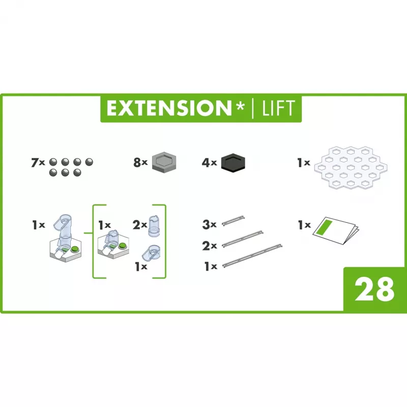GraviTrax Extension Lift Ravensburger 22419 Wielokolorowy