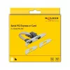 Karta rozszerzeń DeLOCK PCI Express x1 na 2 x szeregowe RS-232