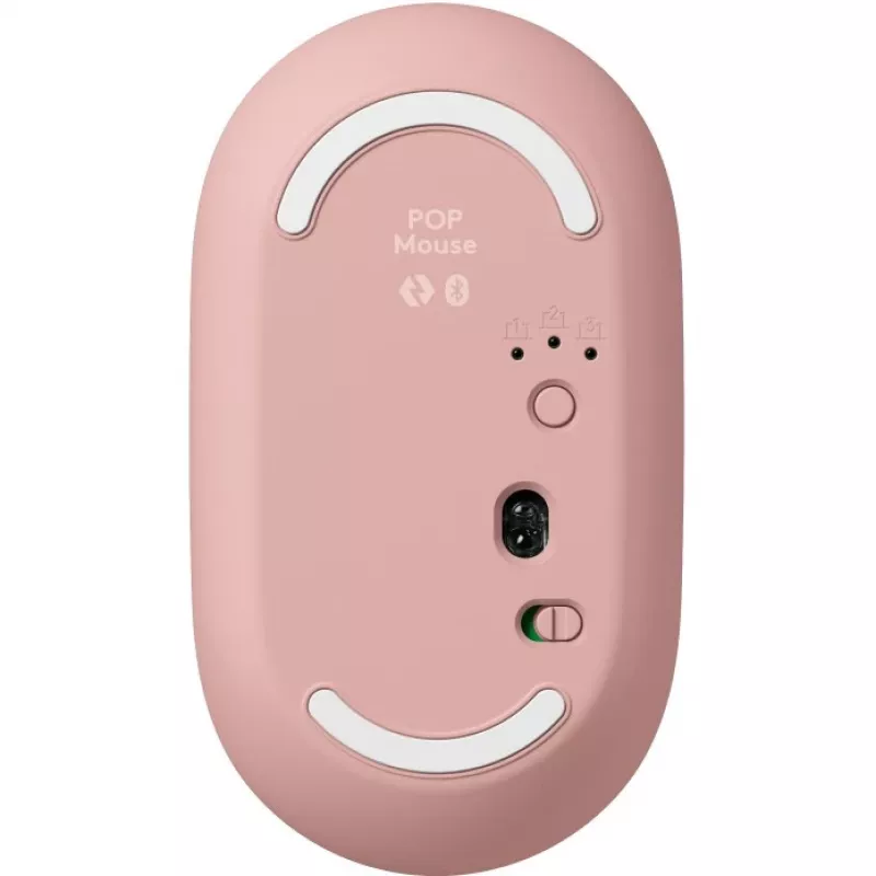 Logitech POP Icon Combo - Zestaw klawiatury i myszy - Bezprzewodowy - Bluetooth LE - QWERTY - US International - różany, ecru (920-013142)