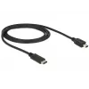 Kabel USB DeLOCK 83603 USB 2.0 1m USB C Mini-USB B Czarny