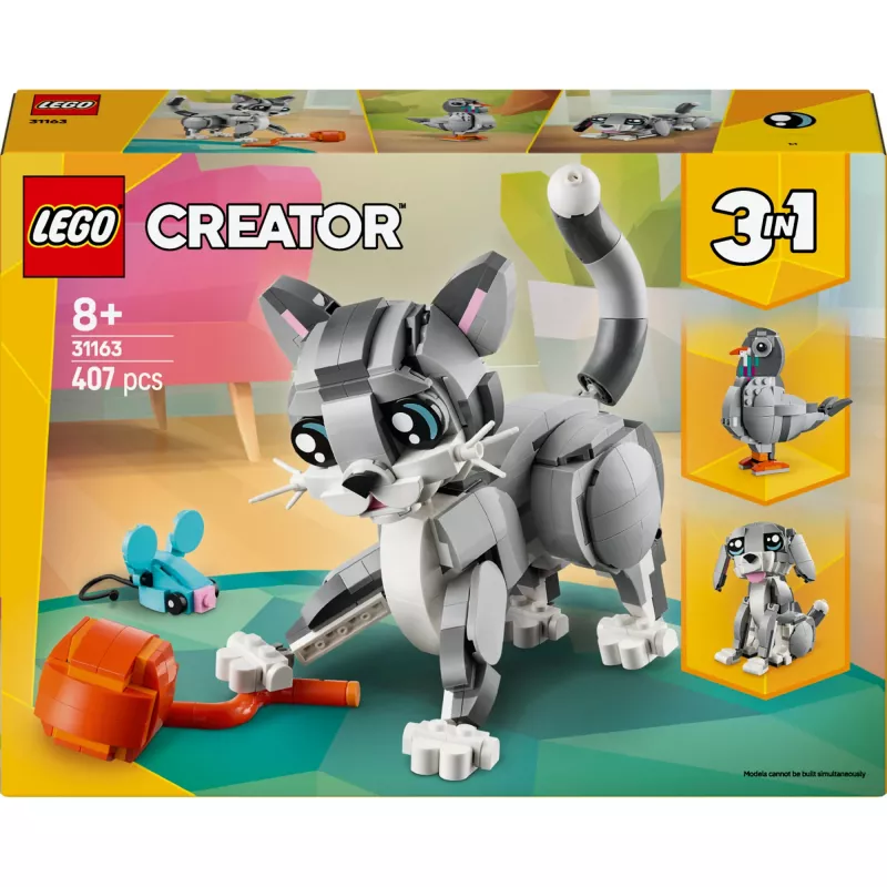 LEGO CREATOR 3 W 1 31163 Zabawny Kot