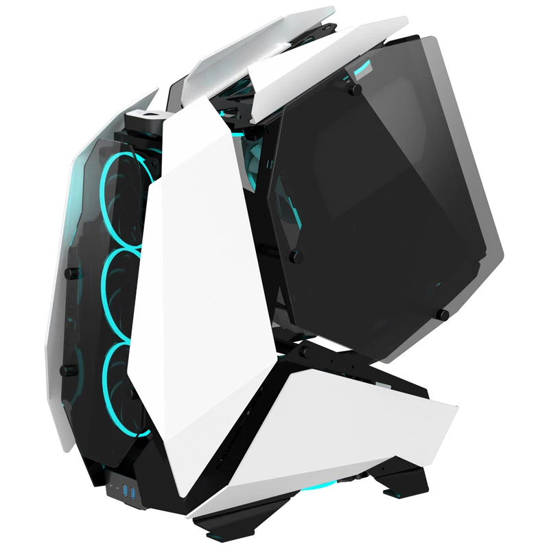 PC Big-Tower Case Jonsbo MOD5 Tempered Glass biały