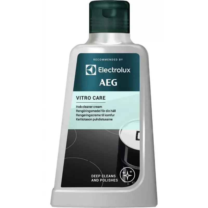 Krem do czyszczenia płyt grzewczych Electrolux Vitro Care 300 ml — krem do płyt ceramicznych i indukcyjnych, butelka z dozownikiem