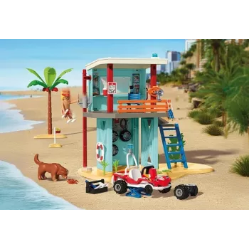 Zestaw PLAYMOBIL Wieża ratunkowa i buggy plażowe 71903 – zestaw z wieżą i buggy