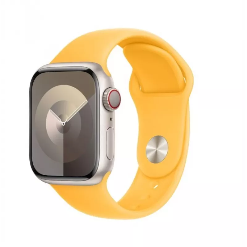 Pasek Apple 45mm Sunshine Sport Band M/L, żółty, lekki i wytrzymały
