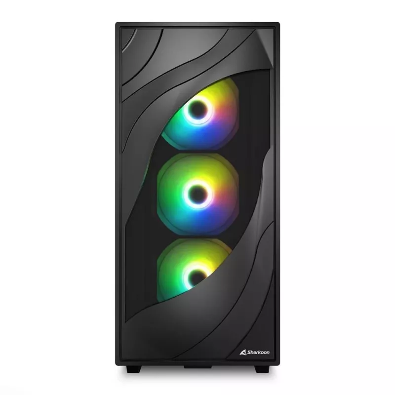 Sharkoon REBEL C80G RGB Midi Tower Czarny