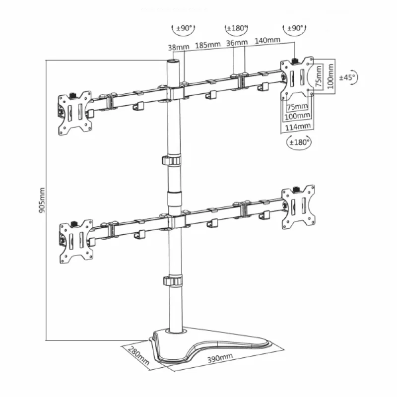Sbox LCD-F048 (13-32/4x8kg/100x100)