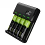 Ładowarka do akumulatorów zielony Cell GC VitalCharger z 4 akumulatorami NiMH AA 2000 mAh