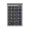 Klawiatura numeryczna TRUST Xalas 22-klawiszowa RF bezprzewodowa nożycowa do laptopa/PC, srebrna, 94 g