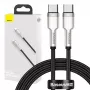 Kabel USB-C do USB-C Baseus CATJK-C01, USB 3.2 Gen 1, 1 m, czarny