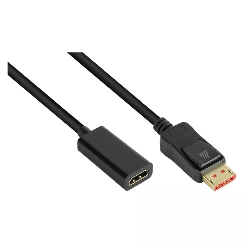 Good Connections Adapter DisplayPort 1.4 St na HDMI 2.0b Bu 4K @60Hz ok. 20cm