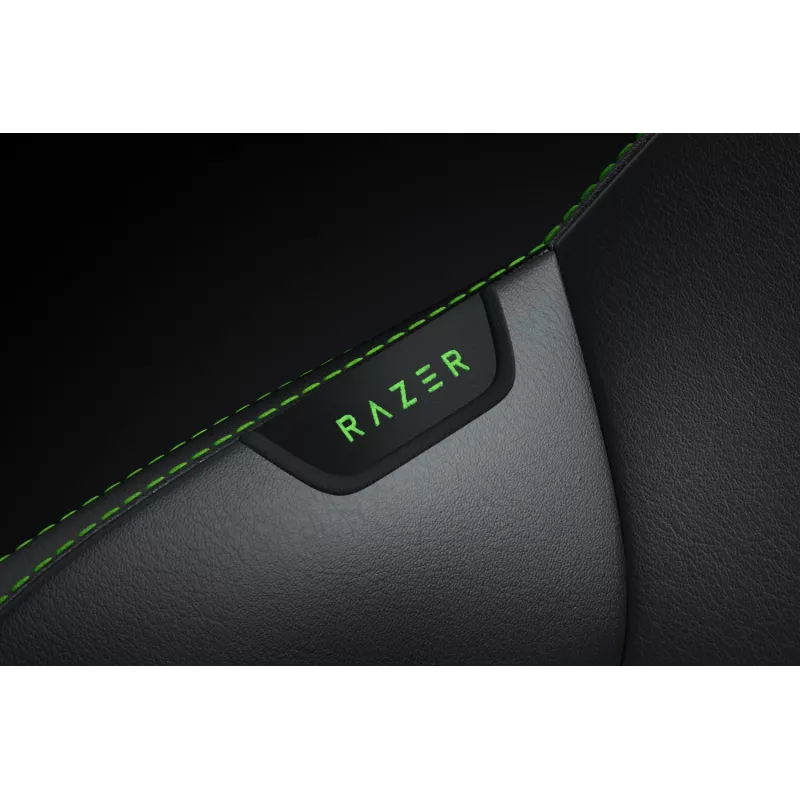 Razer Ergonomic fotel gamingowy with Breathable Comfort | Iskur V2 NewGen | Czarny/Green