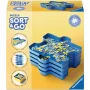 Rozwiązanie do przechowywania Ravensburger 12001674 z przegródkami i przenośną konstrukcją do sortowania małych przedmiotów
