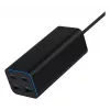 Ładowarka Gembird TA-UC-2A2C-PD100-01-BK do laptopa, smartfona, czarna, AC, szybkie ładowanie, do użytku wewnętrznego