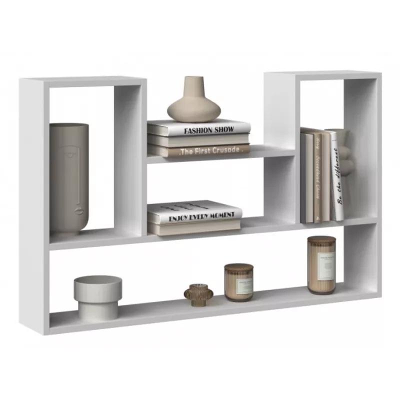 BILBAO 4P hanging rack 100x16x60 cm, Biały