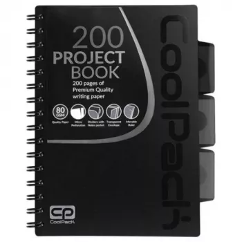 Spiral note book A5 Coolpack Czarny