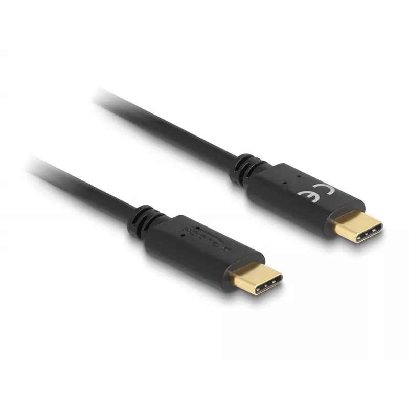 Kabel ładujący DeLOCK USB Type-C 15 cm PD 5 A z e-markerem