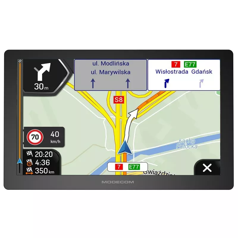 Modecom FreeWAY CX 9.4 nawigacja samochodowa z iGO Navigation Truck Europe, roczna aktualizacja