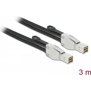 Kabel PCI Express DeLOCK Mini SAS HD SFF-8674 do SFF-8674 3 m