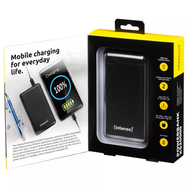 Intenso XS20000 powerbank - Li-pol