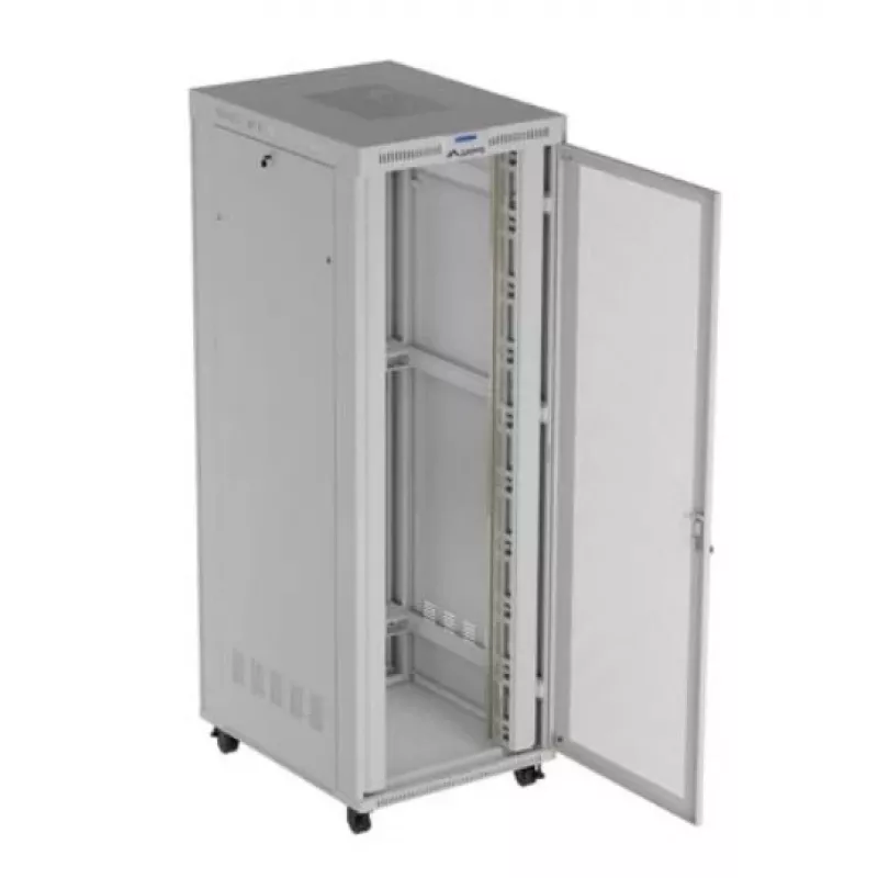 Szafa rack 19 cali LANBERG FF01-8047-23SL 47U 800x1200 mm szara drzwi perforowane