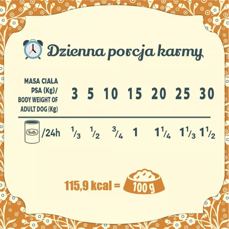FOLK Tradycyjna polska uczta z królika - mokra karma dla psa - 800g