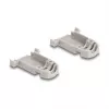 DELOCK Obudowa D-Sub 9-pin z uszczelkami gumowymi, plastikowa, czarna/szara, 41,6×31,6×19,8 mm
