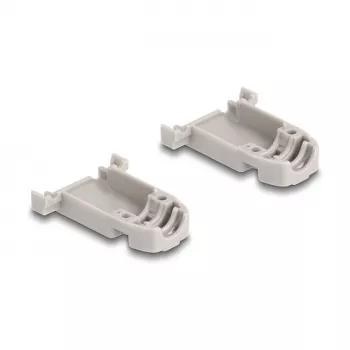 DELOCK Obudowa D-Sub 9-pin z uszczelkami gumowymi, plastikowa, czarna/szara, 41,6×31,6×19,8 mm
