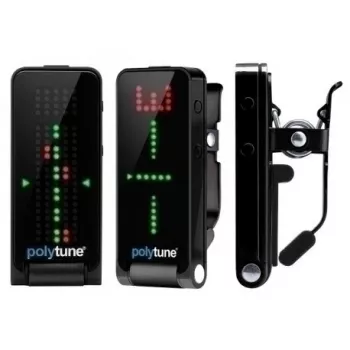 Clip-on Tuner TC Electronic PolyTune Clip Czarny — kompaktowy stroik chromatyczny i polifoniczny z klipsem