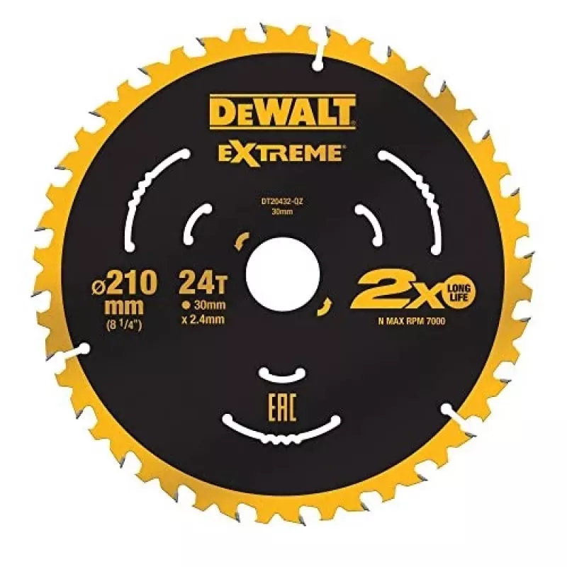 Tarcza do piły tarczowej DeWALT DT20432-QZ 21 cm z końcówkami z węglików spiekanych