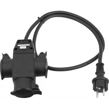 Przedłużacz EUROLITE 30247014 — 1 m, 3-drożny, 3×1,5 mm