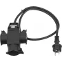 Przedłużacz EUROLITE 30247014 — 1 m, 3-drożny, 3×1,5 mm