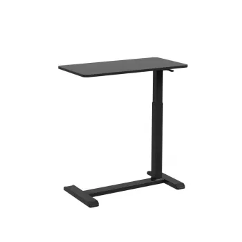 Proste biurko komputerowe Gembird TVS-DESK-02-BK, czarna płyta wiórowa
