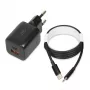 Zewnętrzny zasilacz sieciowy IBOX ILUC42B 12V 2A, 33W, USB-A + USB-C PD3.0, QuickCharge 3.0, uniwersalny