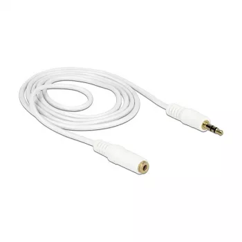 Kabel audio 3,5 mm M-F DeLOCK 83767 2 m biały