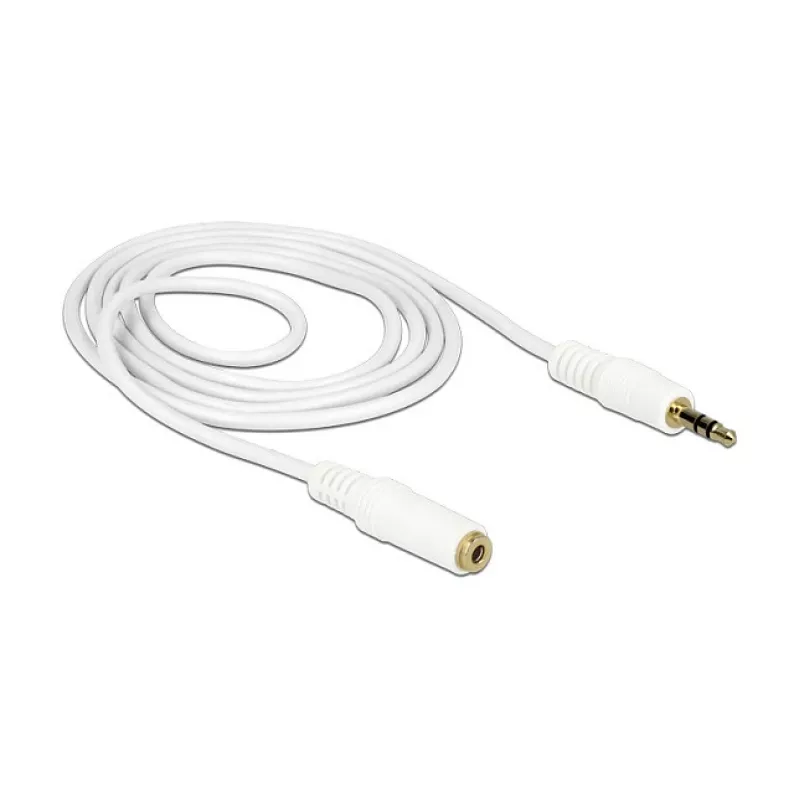 Kabel audio 3,5 mm M-F DeLOCK 83767 2 m biały