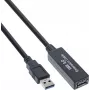 Aktywny kabel przedłużający USB 3.2 Kindermann 5773000311, 10 m, wtyk A na gniazdo A