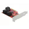 Karta SATA PCI Express x4 DeLOCK 6 portów, niskoprofilowa