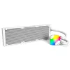 Chłodnica 360 mm Montech HyperFlow ARGB 360 biały — chłodnica cieczowa 360 mm do PC