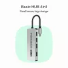 Hub USB zielony Cell HUB-GC-C4A — 4-portowy hub USB-C 3.0